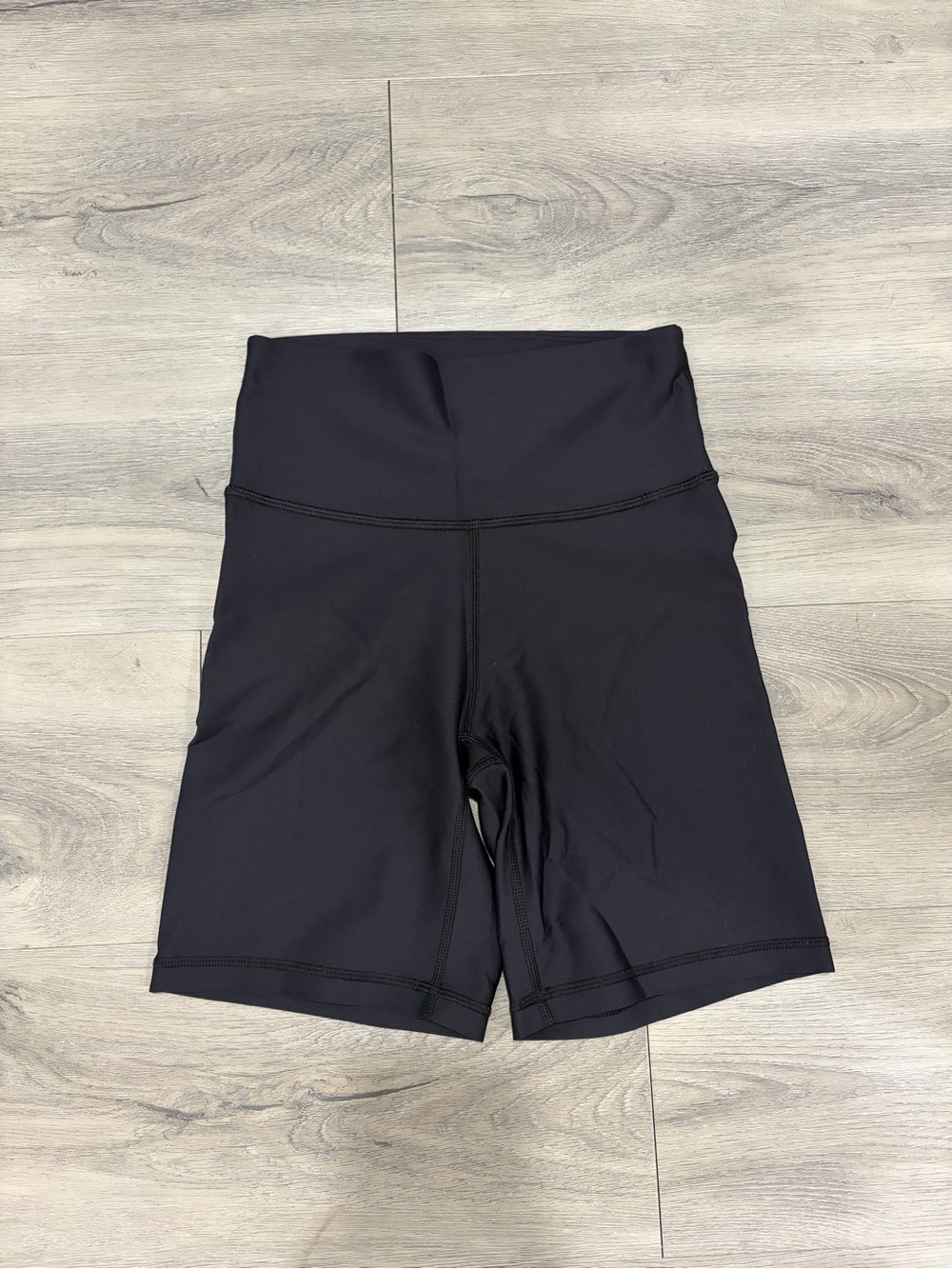Aritzia Black High-Rise Bike Shorts